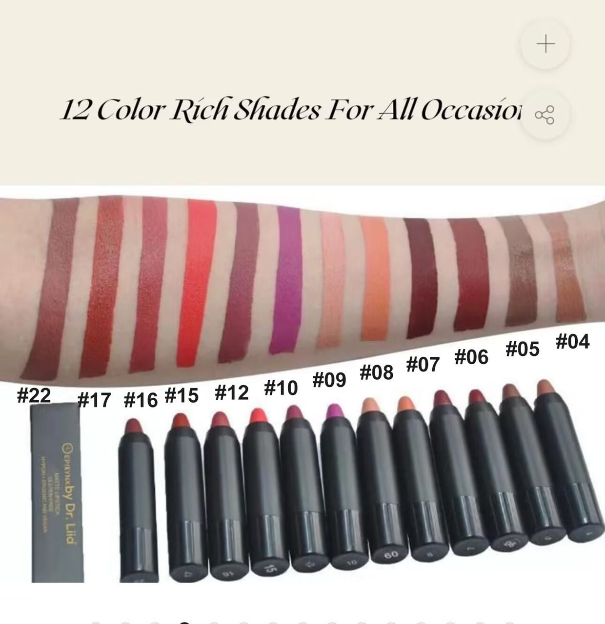 Perfect Lip Crayon – Hydrating, Buildable, Vegan & Gluten-Free Lipstick Balm Pencil